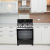 WHIRLPOOL | GAS STOVE/OVEN/COOKER | 30" | 6-BURNER | BLACK