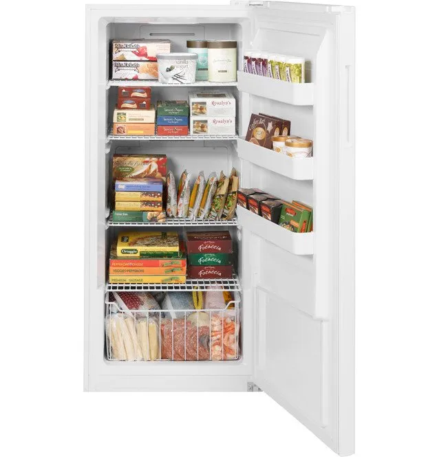 GE® 14 Cu. Ft. FrostFree Garage Ready Upright Freezer American Stores