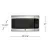 GE | 1.1 CFT COUNTERTOP MICROWAVE | STAINLESS STEEL