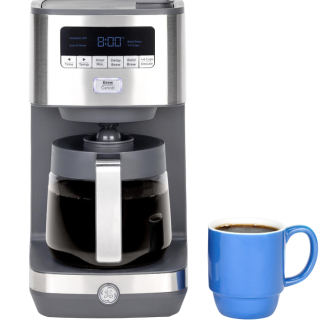 GE 12 Cup Coffee Maker W/ Adjustable Warm Plate