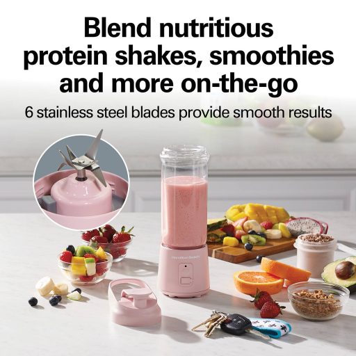 Hamilton Beach 16oz Personal Blender, Pink