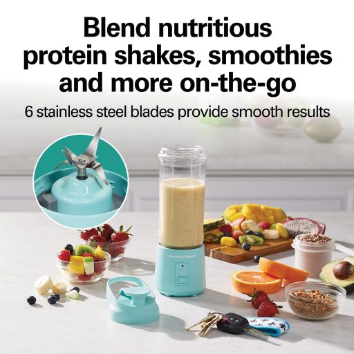 Hamilton Beach 16oz Personal Blender, Aqua