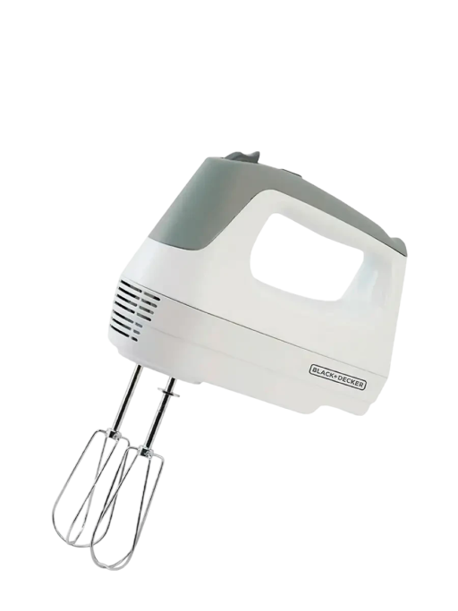 BLACK & DECKER | HAND MIXER | 5-SPEED | WHITE