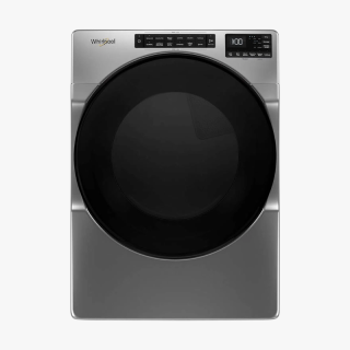 WHIRLPOOL | 23KG  ELECTRIC FRONT LOAD DRYER | 7.4 CFT WRINKLE SHIELD DRYER WITH STEAM | CHROME