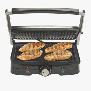 HB25334 HAMILTON BEACH | 1500W ELECTRIC GRILL WITH PANINI PRESS