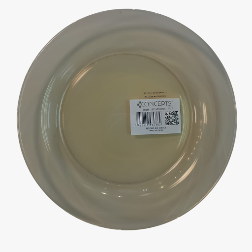 NATURALLY BOHO BROWN GLASS DESSERT PLATE | 21 CM x 21 CM x 2 CM