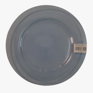 965312 MODERN INDUSTRIAL BLUE GLASS DINNER PLATE | 32 CM x 32 CM x 2 CM