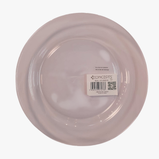 965318 BOMBAY LUXE PINK GLASS DESSERT PLATE | 21 CM x 21 CM x 2 CM
