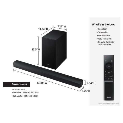 SAMSUNG | SOUNDBAR | SUBWOOFER | B-SERIES