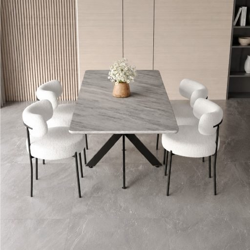 POLO EXTENDABLE DINING TABLE AND CHAIRS SET